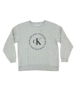 Calvin Klein Women’s Light Grey Crewneck Sweater / Various Sizes