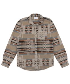 men’s aztec overshirt