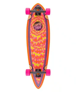 SANTA CRUZ PINK SUN FLAME PINTAIL LONGBOARD