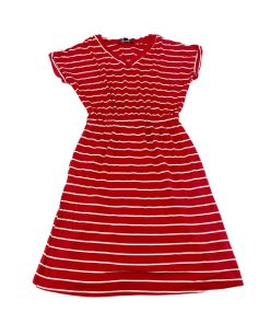 Yummie Women’s Red and White Striped Dress / Size Small