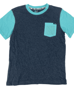 Amplify Boy’s Two Tone Blue T-Shirt / Size Medium